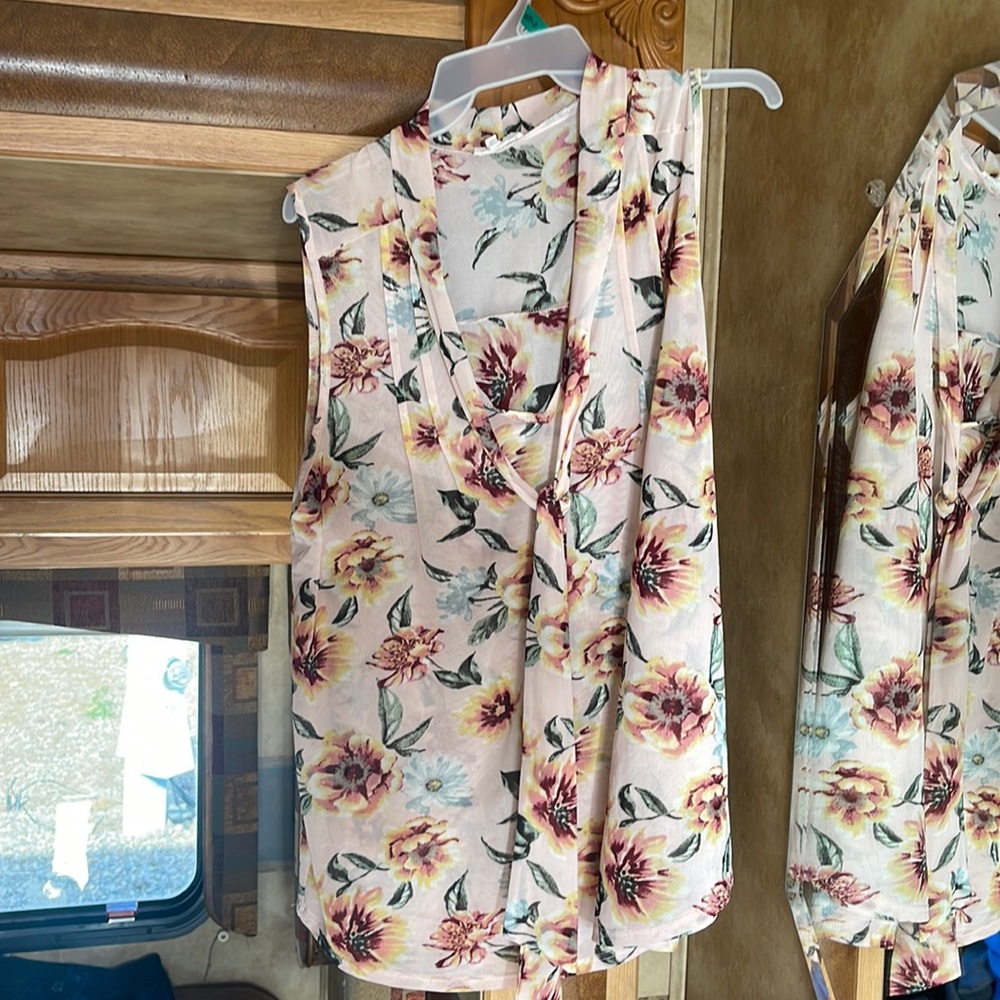 Womens see thru blouse